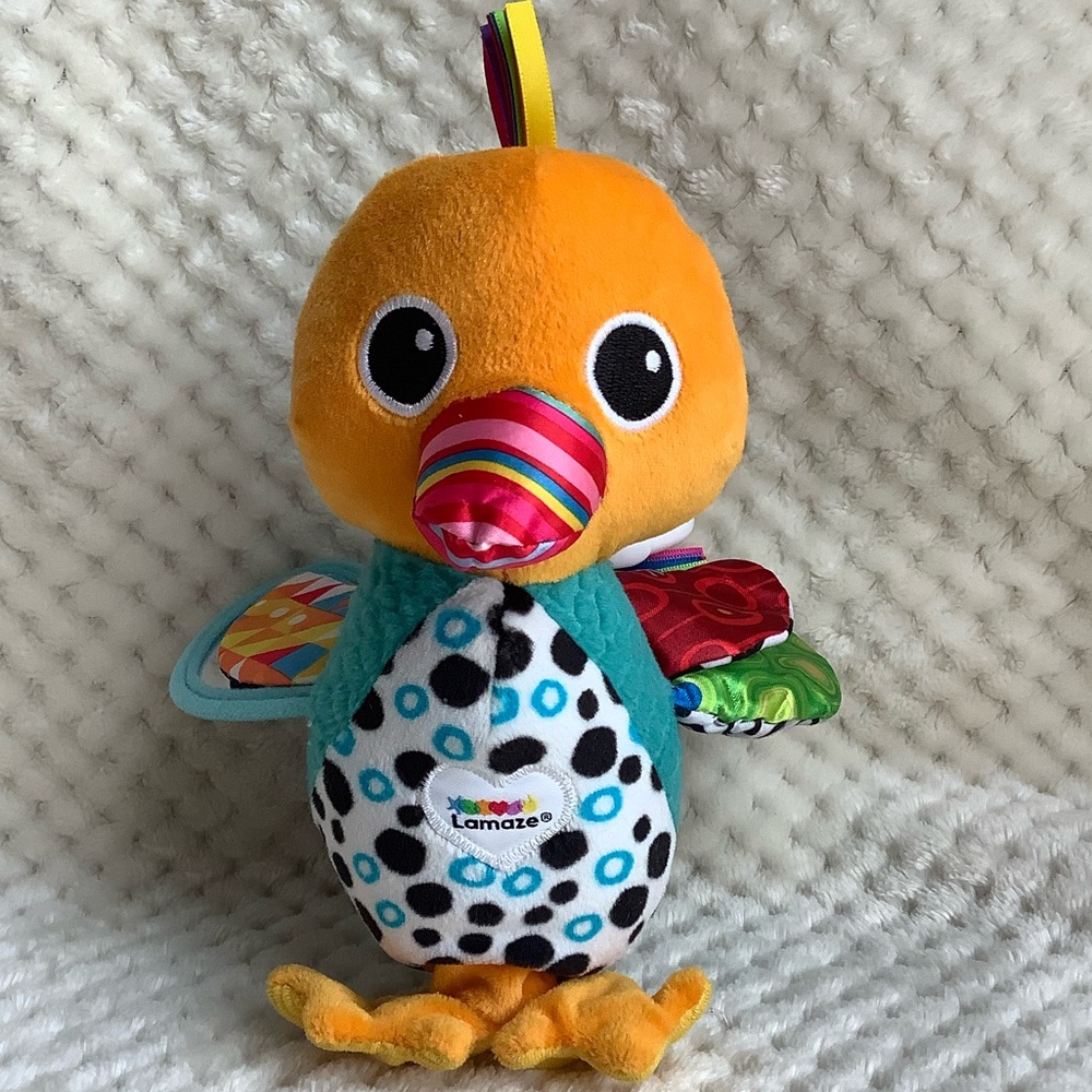 Lamaze Clip and Go Waddling Wade Duck Learning Discovery Toy READ